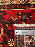27279-Hamadan Hand-Knotted/Handmade Persian Rug/Carpet Tribal/Nomadic Authentic/ Size: 4'0" x 2'7"/122cm x 78cm