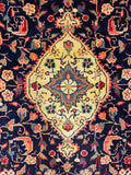 27292-Hamadan Hand-Knotted/Handmade Persian Rug/Carpet Tribal/Nomadic Authentic/ Size: 4'0" x 2'6"/123cm x 75cm
