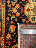 27292-Hamadan Hand-Knotted/Handmade Persian Rug/Carpet Tribal/Nomadic Authentic/ Size: 4'0" x 2'6"/123cm x 75cm
