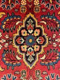27288-Hamadan Hand-Knotted/Handmade Persian Rug/Carpet Tribal/Nomadic Authentic/ Size: 4'6" x 2'2"/137cm x 67cm