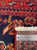 27286-Hamadan Hand-Knotted/Handmade Persian Rug/Carpet Tribal/Nomadic Authentic/ Size: 4'3" x 2'5"/130cm x 73cm