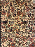 27282-Hamadan Hand-Knotted/Handmade Persian Rug/Carpet Tribal/Nomadic Authentic/ Size: 4'5" x 2'6"/134cm x 77cm