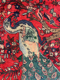 27192-Hamadan Hand-Knotted/Handmade Persian Rug/Carpet Tribal/Nomadic Authentic/ Size: 4'4" x 2'8"/131cm x 81cm