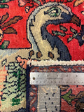 27192-Hamadan Hand-Knotted/Handmade Persian Rug/Carpet Tribal/Nomadic Authentic/ Size: 4'4" x 2'8"/131cm x 81cm
