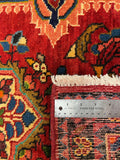 27291-Hamadan Hand-Knotted/Handmade Persian Rug/Carpet Tribal/Nomadic Authentic/ Size: 4'2" x 2'7"/127cm x 78cm