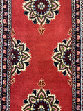 27342-Bidjar Hand-Knotted/Handmade Persian Rug/Carpet Traditional/ Authentic/ Size: 3'11"x 1'5"/120cm x 45cm