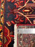 27290-Hamadan Hand-Knotted/Handmade Persian Rug/Carpet Tribal/Nomadic Authentic/ Size: 3'10" x 2'3"/117cm x 69cm