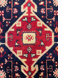27287-Hamadan Hand-Knotted/Handmade Persian Rug/Carpet Tribal/Nomadic Authentic/ Size: 4'2" x 2'11"/127cm x 88cm