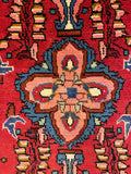 27194-Hamadan Hand-Knotted/Handmade Persian Rug/Carpet Tribal/Nomadic Authentic/ Size: 4'5" x 2'5"/135cm x 74cm