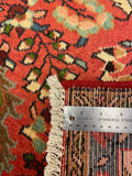 27185-Hamadan Hand-Knotted/Handmade Persian Rug/Carpet Tribal/Nomadic Authentic/ Size: 3'11" x 2'5"/120cm x 74cm