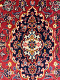 27340-Kashan Hand-Knotted/Handmade Persian Rug/Carpet Traditional/Authentic/Size: 4'6" x 2'2" /137cm x 68cm