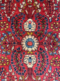 27267-Sarough Hand-Knotted/Handmade Persian Rug/Carpet Traditional Authentic/ Size: 4'1"x 2'2"/125cm x 66cm