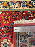 27267-Sarough Hand-Knotted/Handmade Persian Rug/Carpet Traditional Authentic/ Size: 4'1"x 2'2"/125cm x 66cm