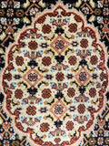27319-Moud Handmade /Hand-Knotted Persian Rug/Traditional/Carpet Authentic/ Size: 3'6" x 2'4" /107cm x 72cm
