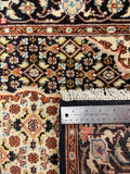 27319-Moud Handmade /Hand-Knotted Persian Rug/Traditional/Carpet Authentic/ Size: 3'6" x 2'4" /107cm x 72cm