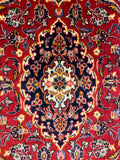 27337-Kashan Hand-Knotted/Handmade Persian Rug/Carpet Traditional/Authentic/Size: 4'6" x 2'4" /137cm x 70cm
