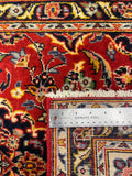 27337-Kashan Hand-Knotted/Handmade Persian Rug/Carpet Traditional/Authentic/Size: 4'6" x 2'4" /137cm x 70cm