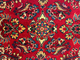 27269-Sarough Hand-Knotted/Handmade Persian Rug/Carpet Traditional Authentic/ Size: 4'2"x 2'0"/128cm x 62cm