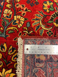 27269-Sarough Hand-Knotted/Handmade Persian Rug/Carpet Traditional Authentic/ Size: 4'2"x 2'0"/128cm x 62cm