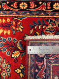 27274-Sarough Hand-Knotted/Handmade Persian Rug/Carpet Traditional Authentic/ Size:  4'4"x 2'2"/133cm x 66cm