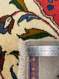 27293-Sarough Hand-Knotted/Handmade Persian Rug/Carpet Traditional Authentic/ Size:  4'1"x 2'2"/125cm x 67cm