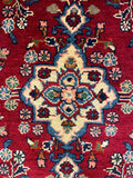 27215-Hamadan Hand-Knotted/Handmade Persian Rug/Carpet Tribal/Nomadic Authentic/ Size: 3'0" x 2'4"/90cm x 70cm