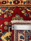 27215-Hamadan Hand-Knotted/Handmade Persian Rug/Carpet Tribal/Nomadic Authentic/ Size: 3'0" x 2'4"/90cm x 70cm