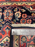 27217-Hamadan Hand-Knotted/Handmade Persian Rug/Carpet Tribal/Nomadic Authentic/ Size: 3'3" x 2'4"/99cm x 72cm