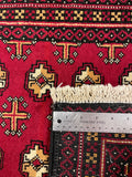 27248- Royal Balutch Persian Hand-knotted Authentic/Nomadic/Tribal Rug/Carpet/ Size:6'0" x 2'2"/183cm x 67cm