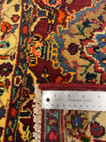 27212-Hamadan Hand-Knotted/Handmade Persian Rug/Carpet Tribal/Nomadic Authentic/ Size:3'5" x 2'6"/104cm x 75cm