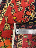 27223-Hamadan Hand-Knotted/Handmade Persian Rug/Carpet Tribal/Nomadic Authentic/ Size: 3'3" x 2'3"/98cm x 70cm