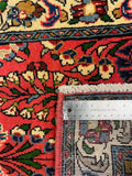 27273-Sarough Hand-Knotted/Handmade Persian Rug/Carpet Traditional Authentic/ Size:  5'2"x 2'2"/157cm x 65cm