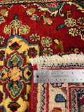 27221-Hamadan Hand-Knotted/Handmade Persian Rug/Carpet Tribal/Nomadic Authentic/ Size: 2'11" x 2'4"/90cm x 70cm