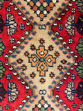 27297-Yalameh Hand-Knotted/Handmade Persian Rug/Carpet Tribal/Nomadic Authentic/ Size: 2'9" x 1'8"/84cm x 52cm