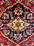 27259-Kashan Hand-Knotted/Handmade Persian Rug/Carpet Traditional/Authentic/Size: 3'3" x 2'2" /100cm x 65cm