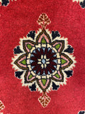 27344-Bidjar Hand-Knotted/Handmade Persian Rug/Carpet Traditional/ Authentic/ Size: 3'10"x 1'6"/116cm x 46cm