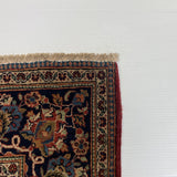 22103b-Antique Kashan(1930)/ Hand-Knotted/Handmade Persian Rug/Carpet Traditional/Authentic/Size: 6'10" x 4'4"