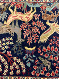 27255-Kashan Hand-Knotted/Handmade Persian Rug/Carpet Traditional/Authentic/Size: 3'3" x 2'4" /98cm x 70cm