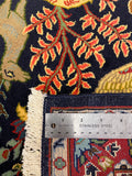 27255-Kashan Hand-Knotted/Handmade Persian Rug/Carpet Traditional/Authentic/Size: 3'3" x 2'4" /98cm x 70cm