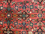 27196-Hamadan Hand-Knotted/Handmade Persian Rug/Carpet Tribal/Nomadic Authentic/ Size: 4'10" x 2'6"/148cm x 77cm