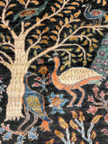27824-Chobi Ziegler Handmade/Hand-knotted Afghan Rug/Carpet Tribal/Nomadic Authentic/ Size: 4'0" x 2'8" / 122cm x 81cm