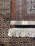 23358- Tabriz Persian Hand-knotted Authentic/Traditional Carpet/Rug Silk-made Signed-piece/Size: 10'0" x 7'7"