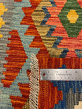 27721 - Kelim Hand-Woven/Flat-Weaved/Afghan Kelim/Carpet Modren/Nomadic Authentic/Size: 4'1" x 2'7"/124cm ×79cm
