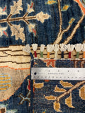 27825-Chobi Ziegler Handmade/Hand-knotted Afghan Rug/Carpet Tribal/Nomadic Authentic/ Size: 4'1" x 2'8" / 124cm x 81cm