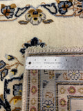 27186-Kashan Hand-Knotted/Handmade Persian Rug/Carpet Traditional/Authentic/Size: 3'6" x 2'10" /108cm x 87cm