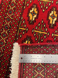 27249- Royal Balutch Persian Hand-knotted Authentic/Nomadic/Tribal Rug/Carpet/ Size: 5'11" x 2'0"/180cm x 60cm