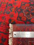27517 - Khal Mohammad Hand-Knotted/Handmade Afghan Rug/Carpet/Traditional/Authentic/Size: 4'9" x 3'2"/145cm x 97cm