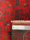 27518 - Khal Mohammad Hand-Knotted/Handmade Afghan Rug/Carpet/Traditional/Authentic/Size: 5'0" x 3'3"/152cm x 99cm