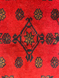 27535- Khal Mohammad Hand-Knotted/Handmade Afghan Rug/Carpet/Traditional/Authentic/Size: 4'8" x 3'3"/142cm x 99cm