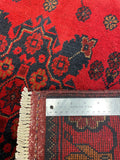 27535- Khal Mohammad Hand-Knotted/Handmade Afghan Rug/Carpet/Traditional/Authentic/Size: 4'8" x 3'3"/142cm x 99cm